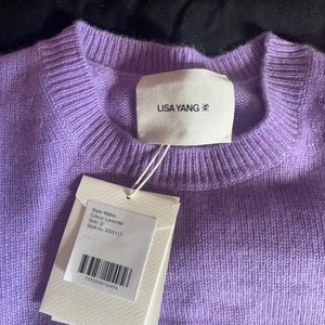 Crew neck 100% cashmere sweater